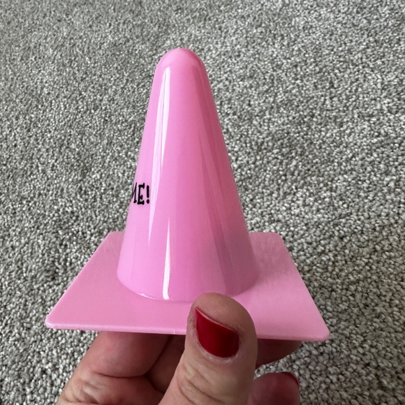Pink Traffic Cone Decoration with "Awesome" Decoration - Picture 5 of 6